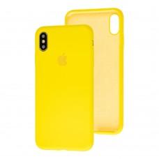 Чохол для iPhone X / Xs Slim Full canary yellow