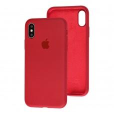 Чохол для iPhone X / Xs Slim Full chinese red