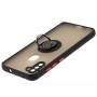 Чехол для Samsung Galaxy A11 / M11 LikGus Edging Ring черный / красный    