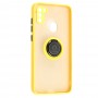 Чохол для Samsung Galaxy A11 / M11 LikGus Edging Ring жовтий