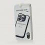 Чехол для Iphone 15 Pro Extreme drops crystal glass black