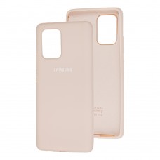 Чехол для Samsung Galaxy S10 Lite (G770) Silicone Full розовый песок