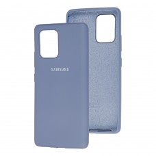 Чехол для Samsung Galaxy S10 Lite (G770) Silicone Full лавандовый серый 