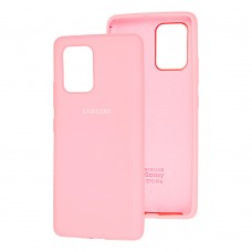 Чехол для Samsung Galaxy S10 Lite (G770) Silicone Full светло-розовый