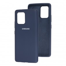 Чехол для Samsung Galaxy S10 Lite (G770) Silicone Full темно-синий
