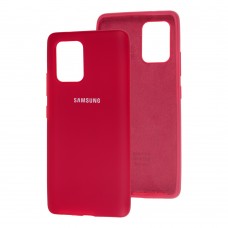 Чохол для Samsung Galaxy S10 Lite (G770) Silicone Full вишневий