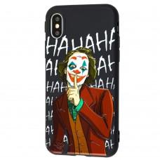 Чохол для iPhone X/Xs Joker Scary Face hahaha