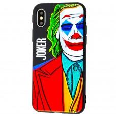Чохол для iPhone X / Xs Joker Scary Face red