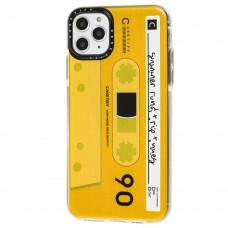 Чехол для iPhone 11 Pro Max Tify кассета желтый