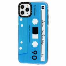 Чехол для iPhone 11 Pro Max Tify кассета синий