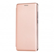 Чехол книжка Premium для Xiaomi Redmi Note 8 Pro розово-золотистый