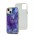 Чехол для iPhone 13 Мраморный фиолетовый