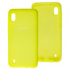 Чехол для Samsung Galaxy A10 (A105) Silicone Full лимонный
