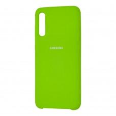 Чехол для Samsung Galaxy A50 / A50s / A30s Silky Soft Touch "зеленый"