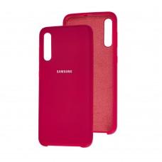 Чехол для Samsung Galaxy A50 / A50s / A30s Silky Soft Touch "вишневый"