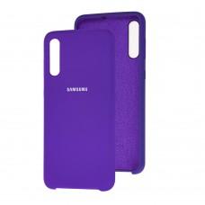 Чехол для Samsung Galaxy A50 / A50s / A30s Silky Soft Touch "фиолетовый"