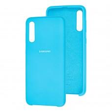 Чехол для Samsung Galaxy A50 / A50s / A30s Silky Soft Touch голубой