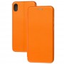 Чехол книжка Premium для Xiaomi Redmi 7A оранжевый