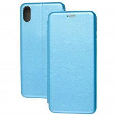 Чехол книжка Premium для Xiaomi Redmi 7A голубой