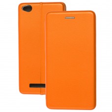 Чехол книжка Premium для Xiaomi Redmi 4a оранжевый