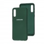 Чохол для Samsung Galaxy A50/A50s/A30s Silicone Full зелений / dark green
