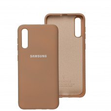 Чехол для Samsung Galaxy A50 / A50s / A30s Silicone Full пудра / powder