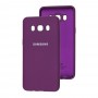 Чохол для Samsung Galaxy J5 2016 (J510) Silicone Full фіолетовий / grape
