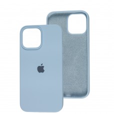Чехол для iPhone 13 Pro Max Silicone Full голубой / lilac blue