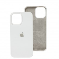 Чехол для iPhone 13 Pro Max Silicone Full белый / white