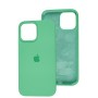 Чохол для iPhone 13 Pro Max Square Full silicone зелений / spearmint