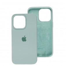 Чохол для iPhone 13 Pro Square Full silicone бірюзовий / turquoise