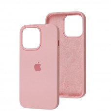 Чохол для iPhone 13 Pro Square Full silicone рожевий / light pink