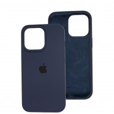 Чехол для iPhone 13 Pro Silicone Full синий / midnight blue 