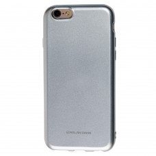 Чохол Molan Cano Jelly для iPhone 6 з блискіткою сріблястий