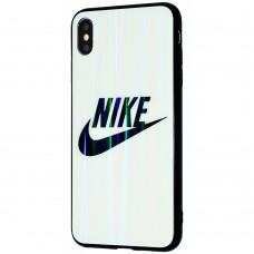 Чохол для iPhone X/Xs Benzo білий "Nike"