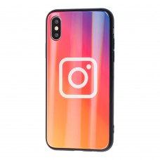 Чехол для iPhone X / Xs Benzo "Instagram"
