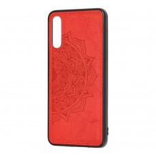 Чехол для Samsung Galaxy A70 (A705) Mandala 3D красный