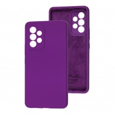 Чохол для Samsung Galaxy A53 (A536) Wave camera Full purple