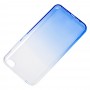 Чехол для Xiaomi Redmi Go Gradient Design бело-голубой