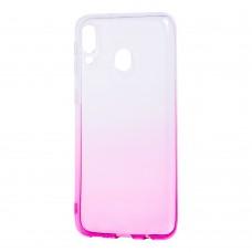 Чехол для Samsung Galaxy M20 (M205) Gradient Design розово-белый