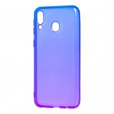 Чехол для Samsung Galaxy M20 (M205) Gradient Design фиолетово-синий