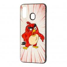 Чехол для Samsung Galaxy A20 / A30 Prism "Angry Birds" Red