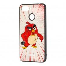 Чехол для Xiaomi Redmi 6 Prism "Angry Birds" Red