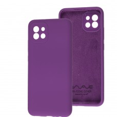 Чехол для Samsung Galaxy A03 (A035) Wave Full purple