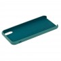Чохол silicone case для iPhone Xs Max pine green