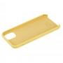 Чохол Silicone для iPhone 11 case yellow