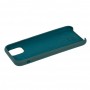 Чохол Silicone для iPhone 11 case forest green