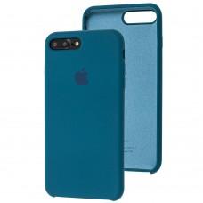 Чехол Silicone для iPhone 7 Plus / 8 Plus case синий космос