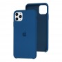 Чохол silicone для iPhone 11 Pro Max case navy blue