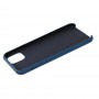 Чохол silicone для iPhone 11 Pro Max case navy blue